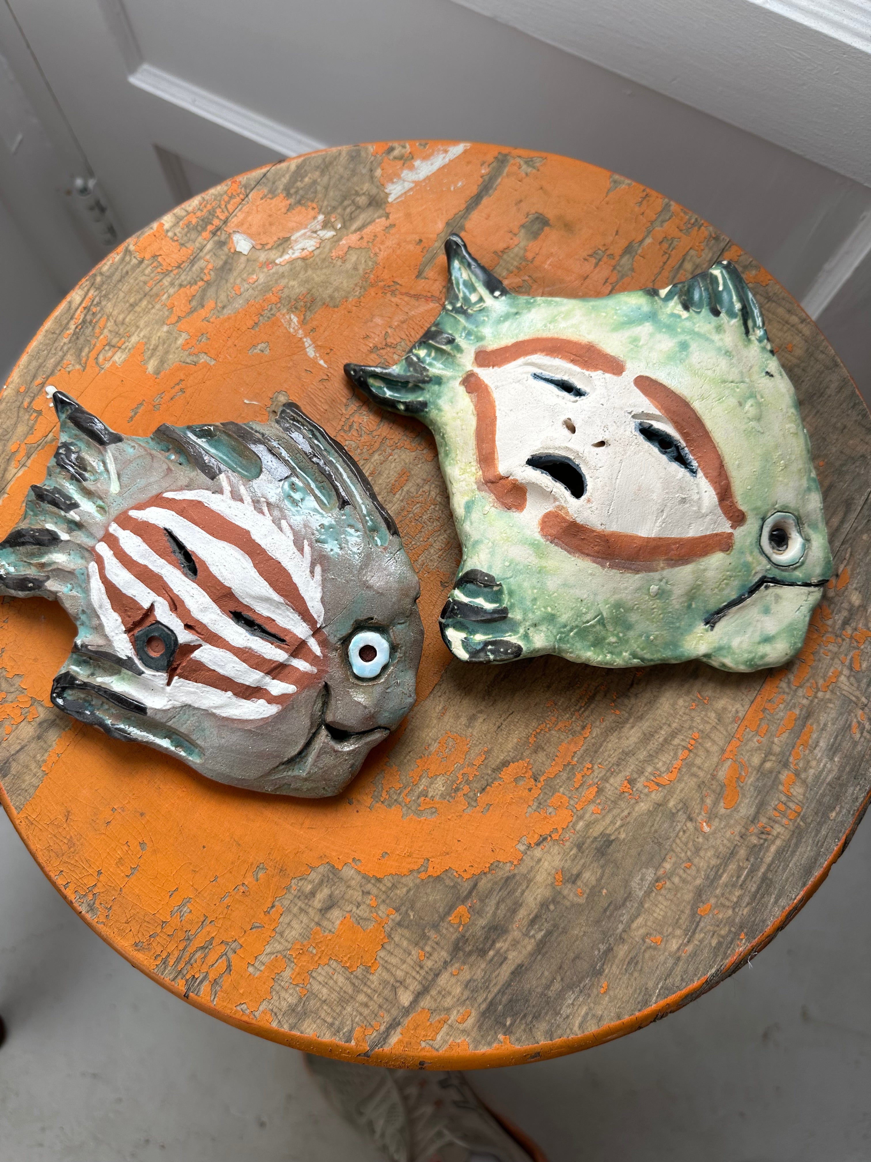 Pair of Fish Faces