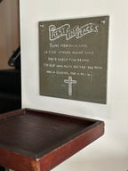 Fallen Soldier Burial Plaque