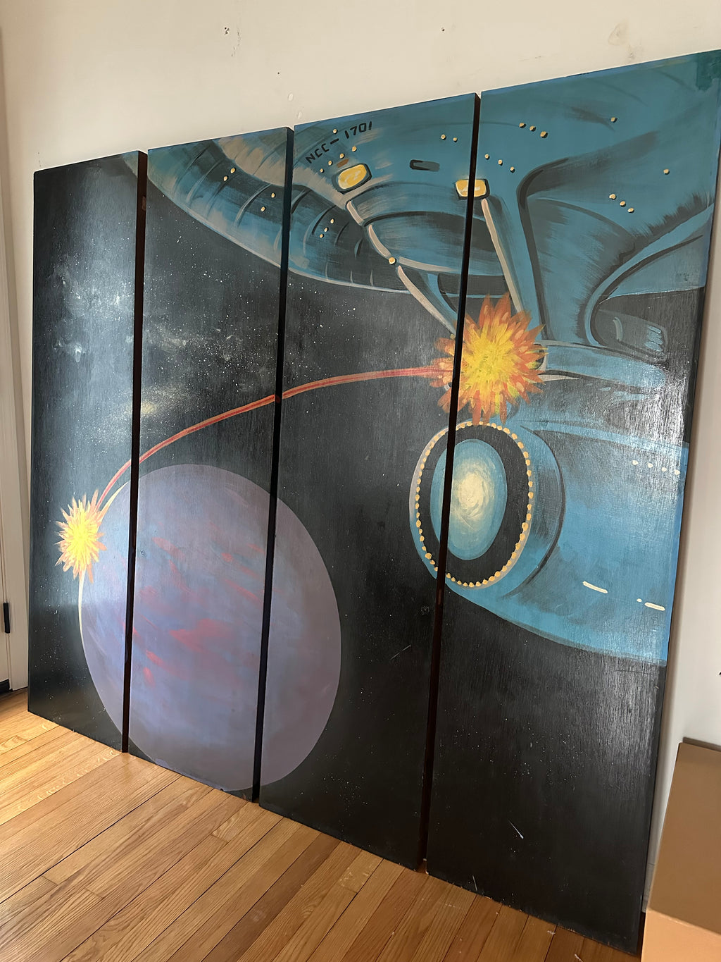 Star Trek Battle on Closet Doors