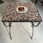 Mosaic Tile Top Side Table