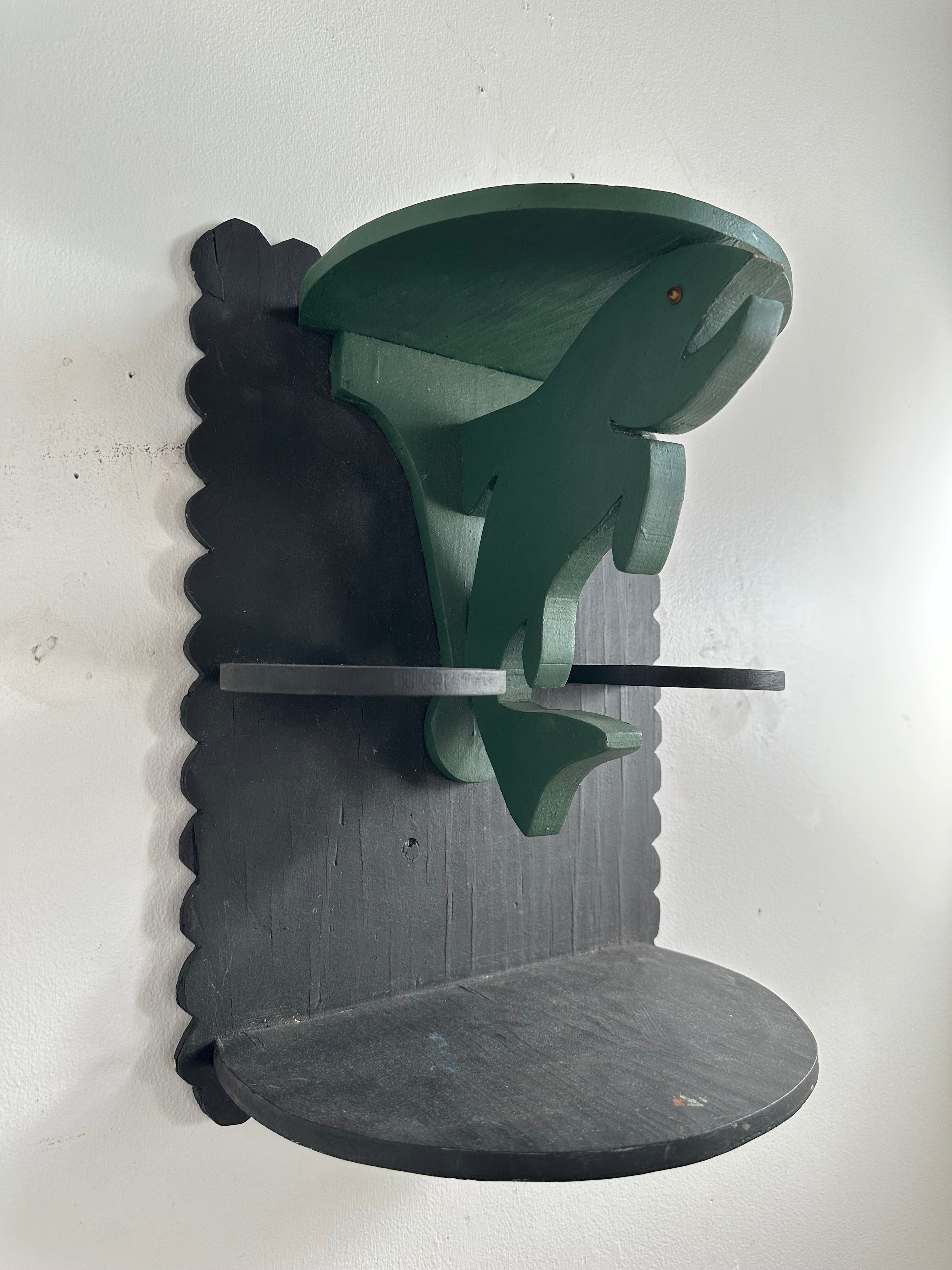 Fishing Camp Wall Shelf