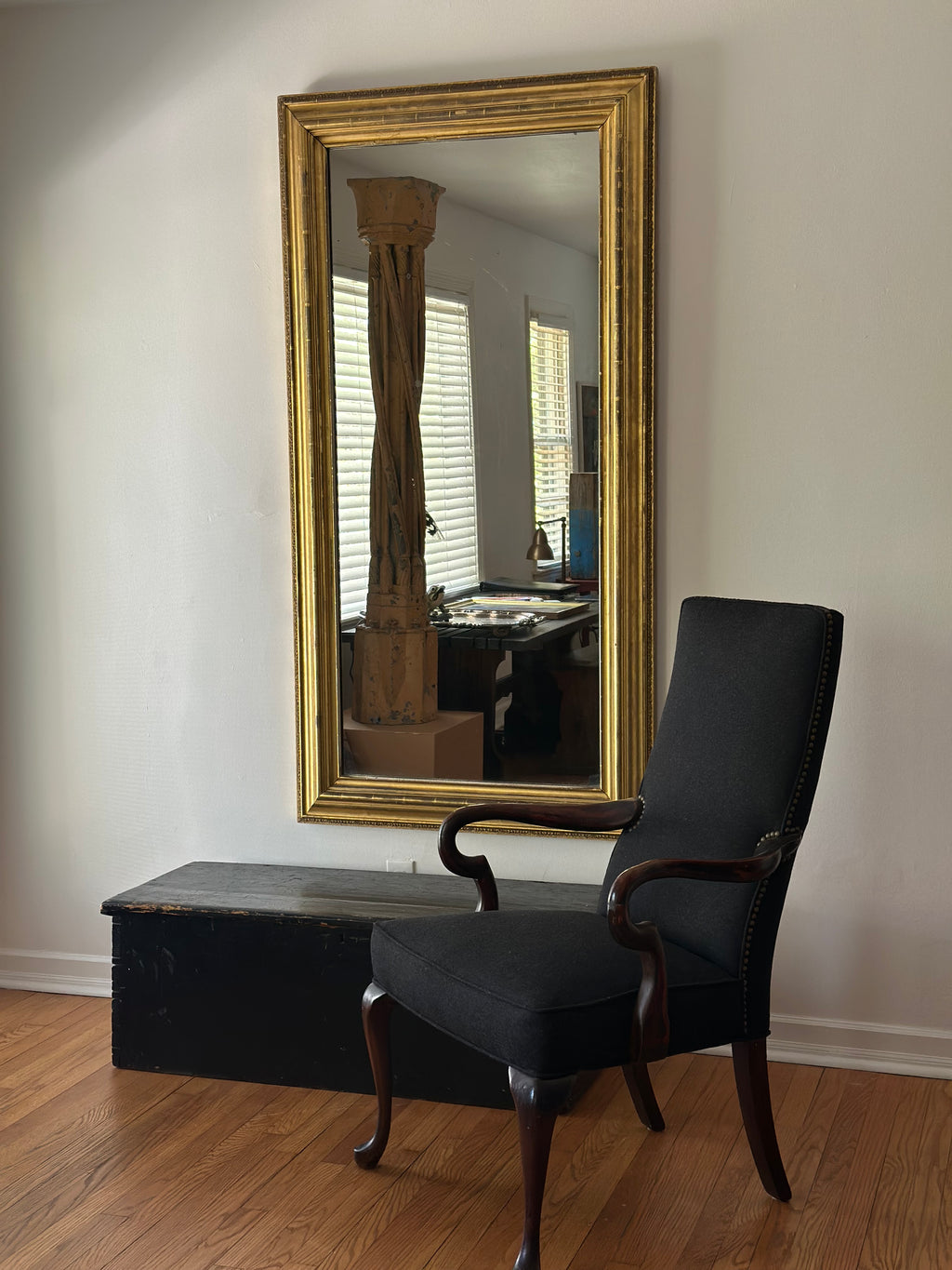 19th Century Vertical Mirror