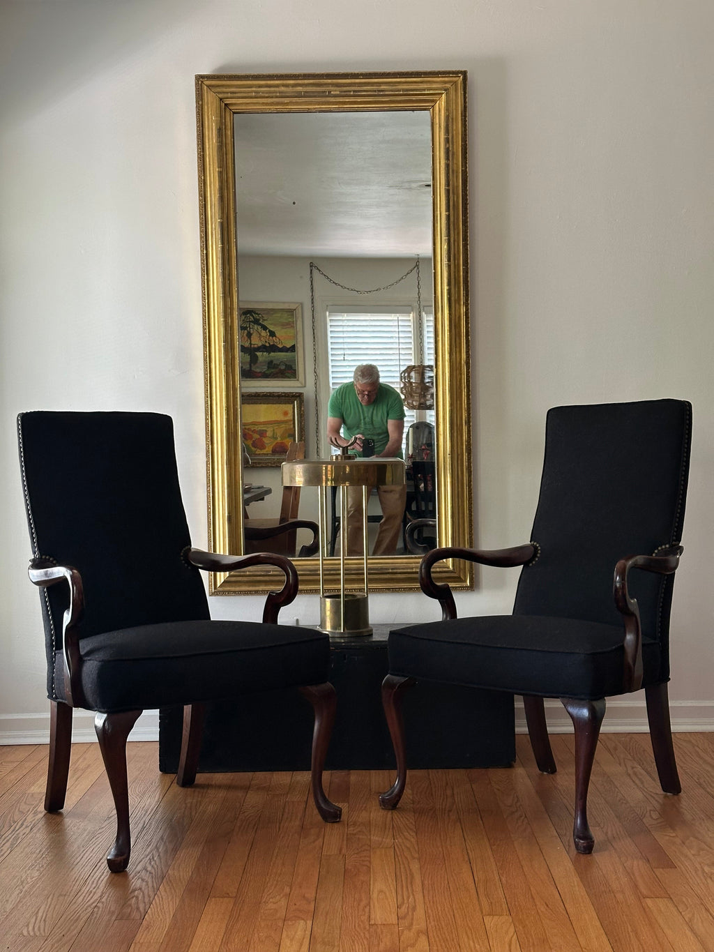 19th Century Vertical Mirror