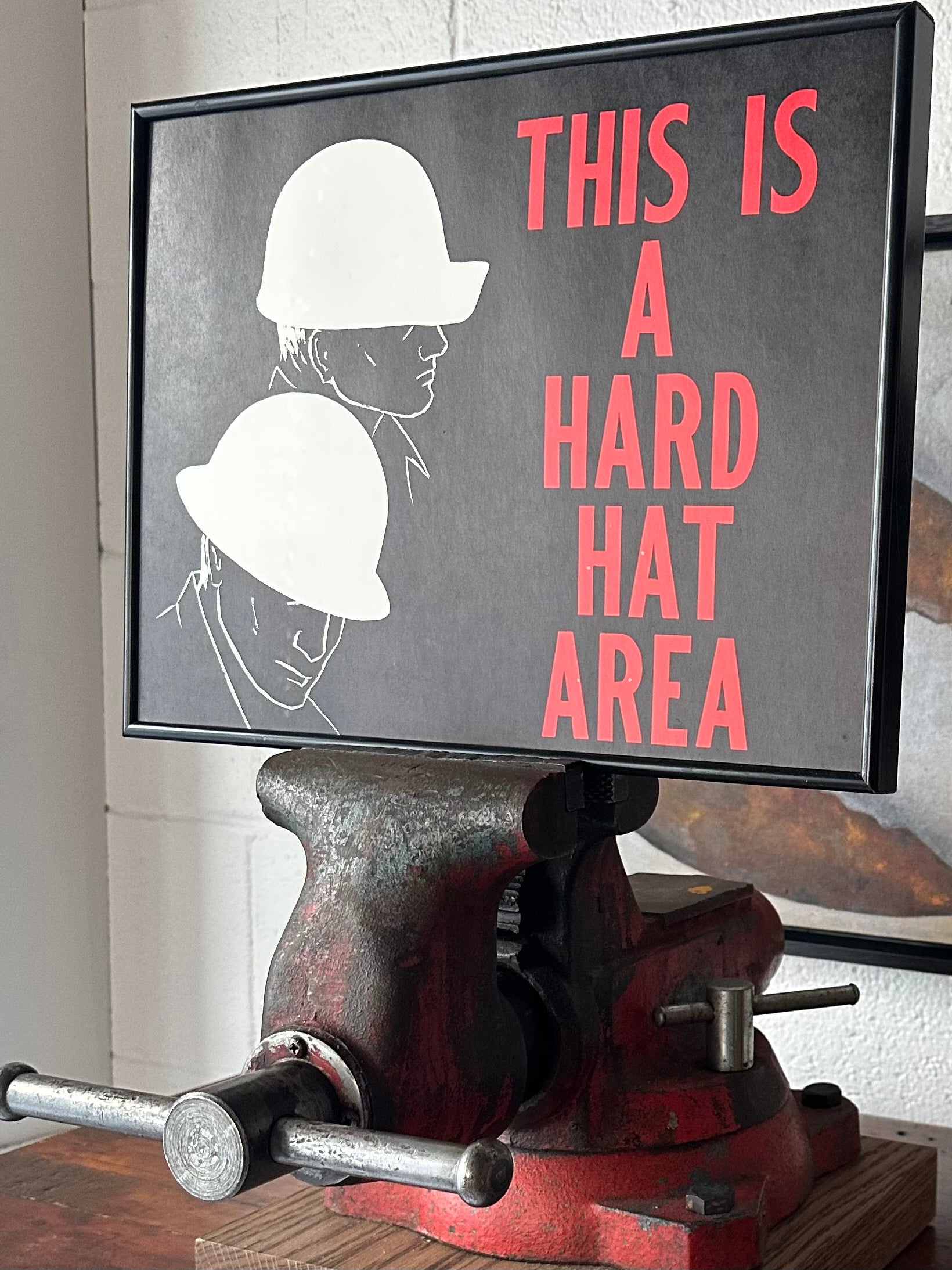 Framed Job site Sign