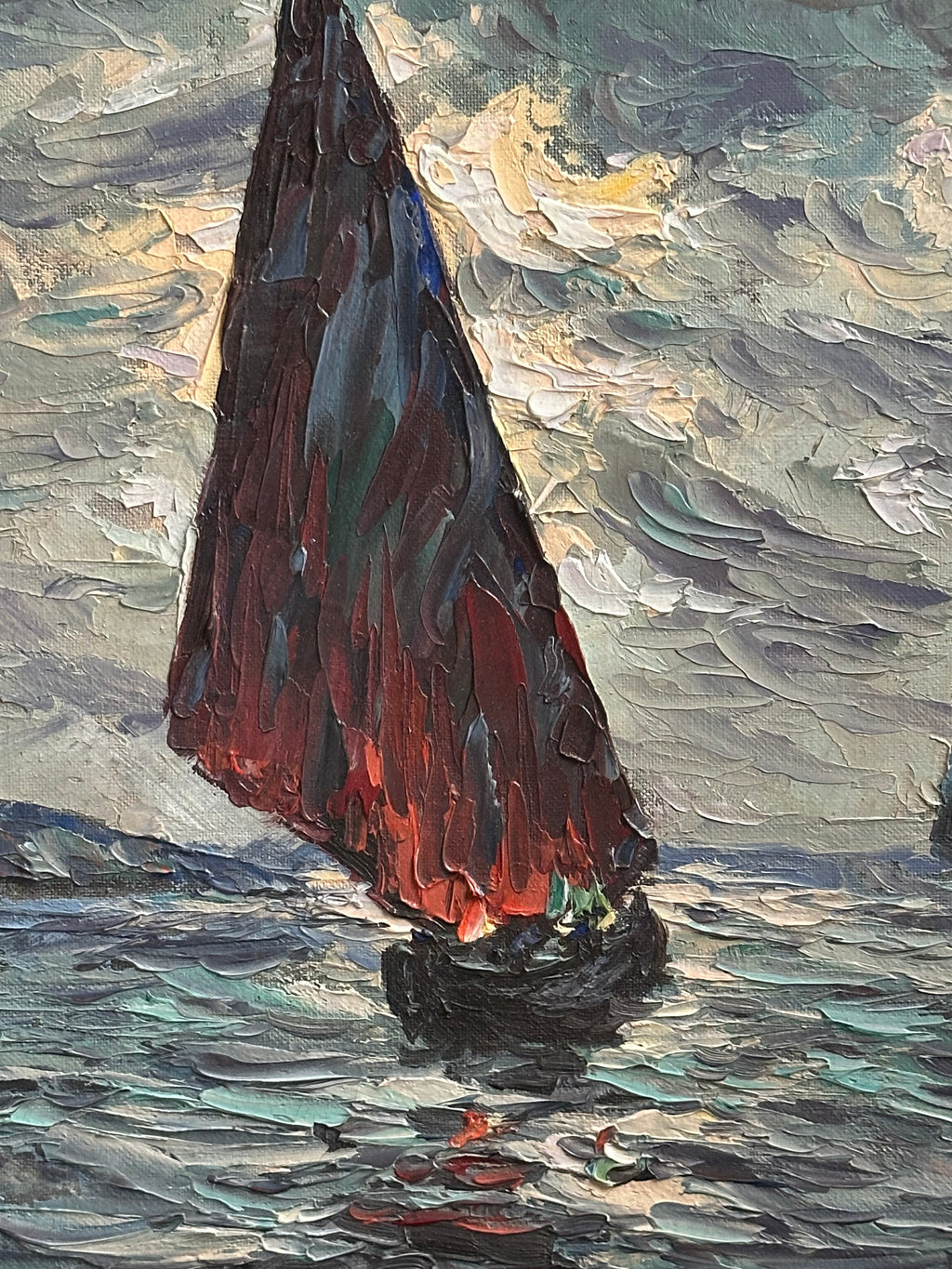 Impressionist Sailing Painting