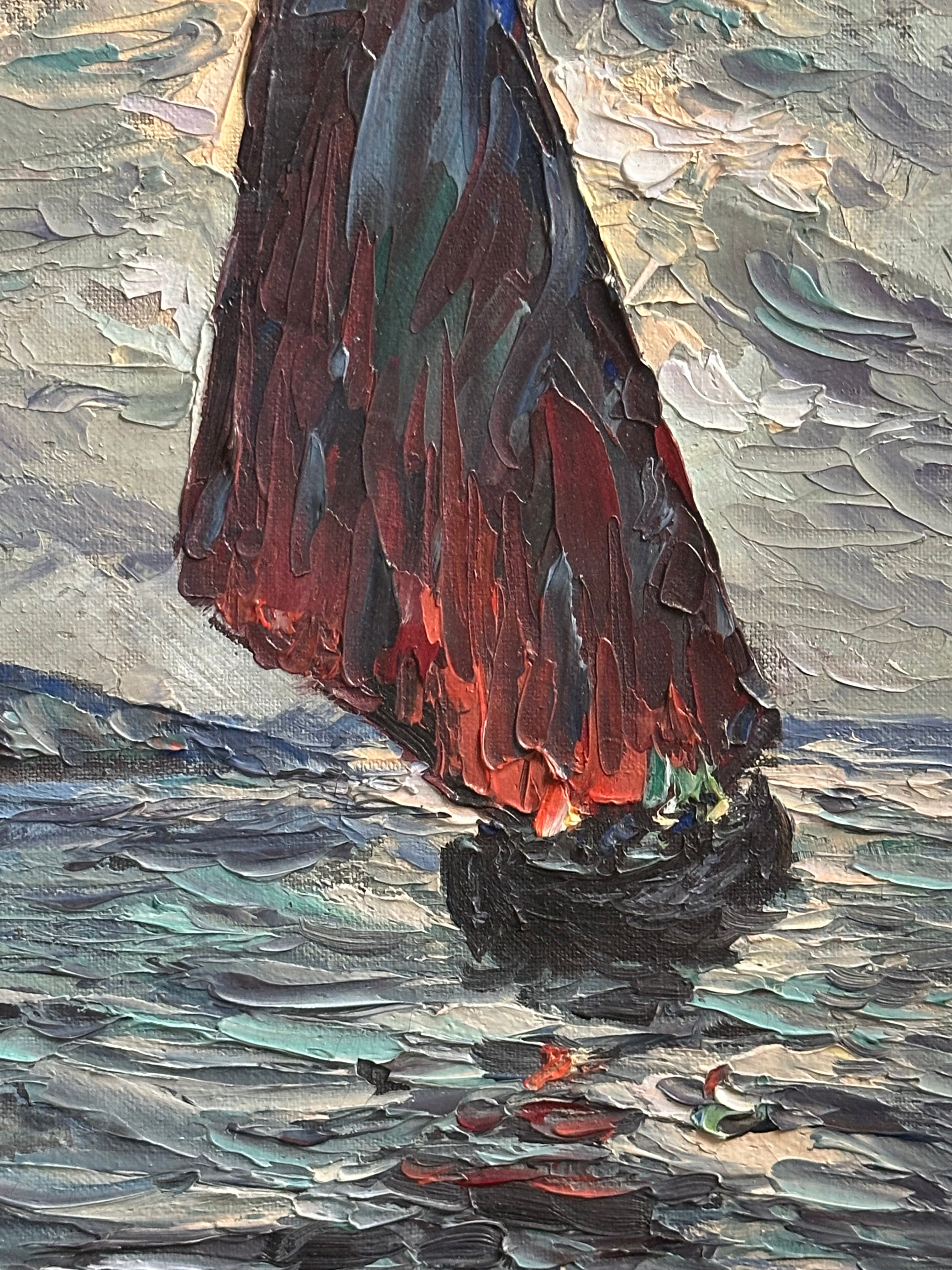Impressionist Sailing Painting