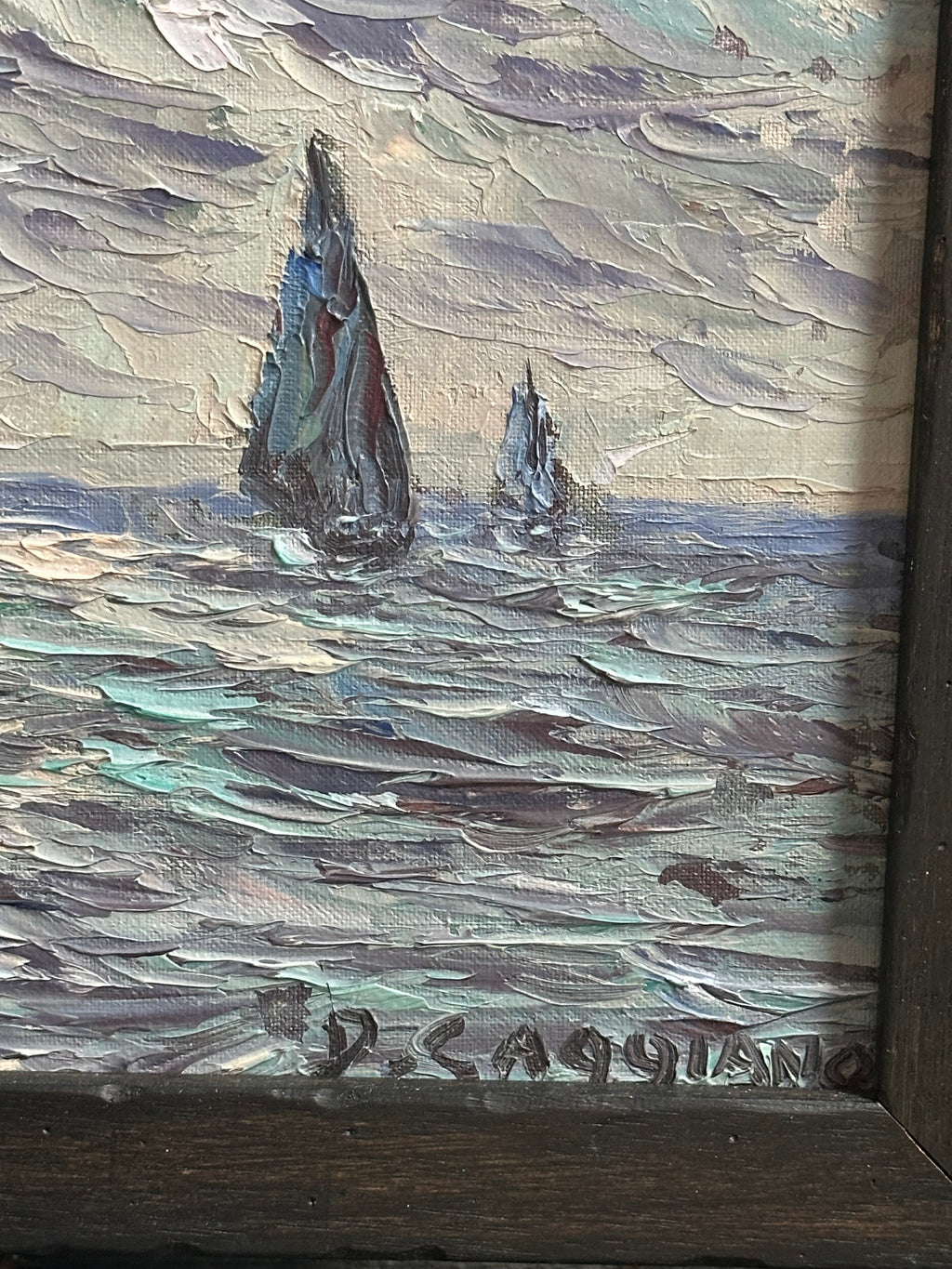 Impressionist Sailing Painting