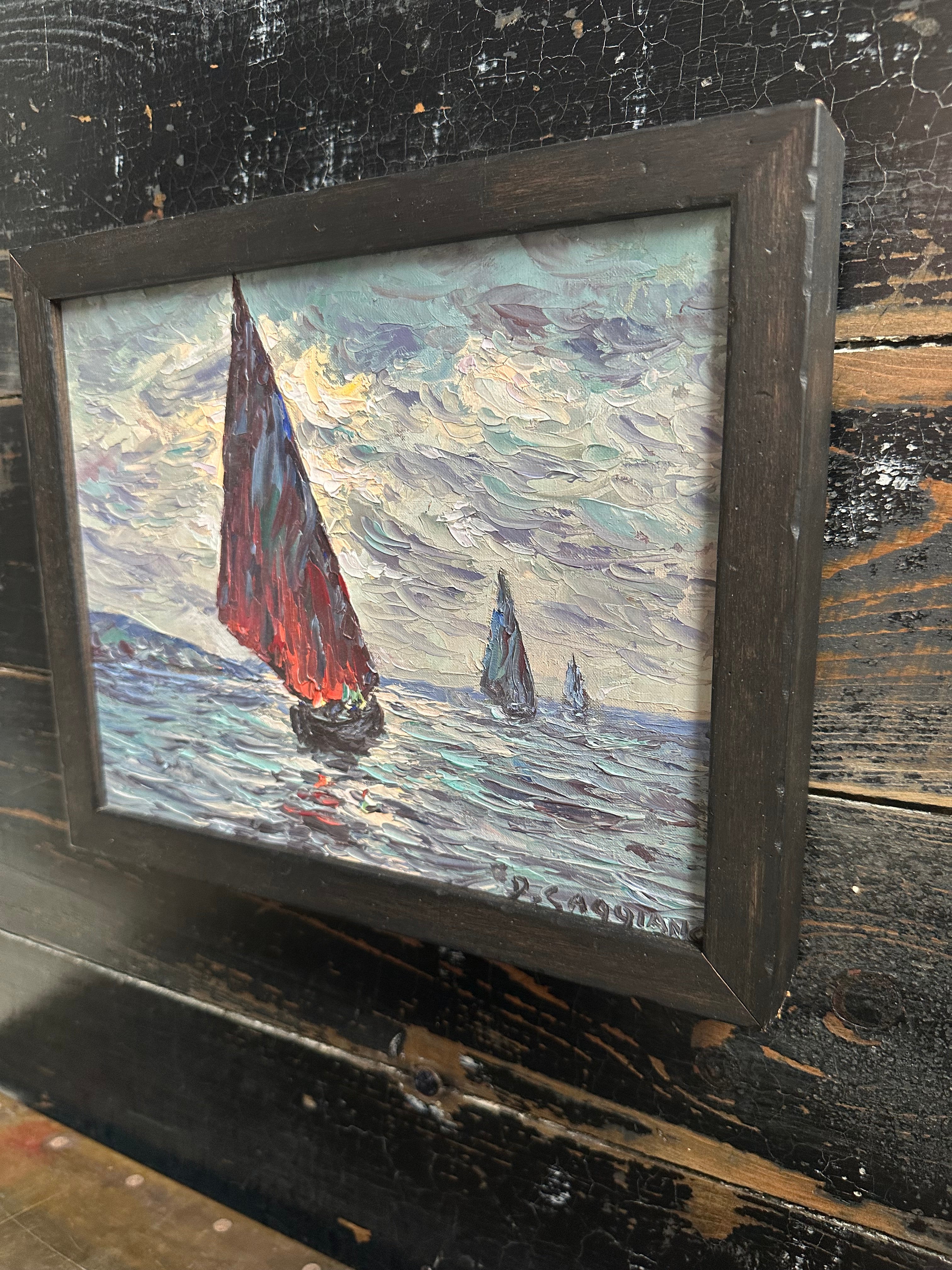 Impressionist Sailing Painting