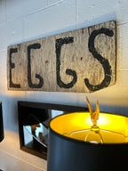 Hand Painted Eggs Sign