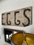 Hand Painted Eggs Sign