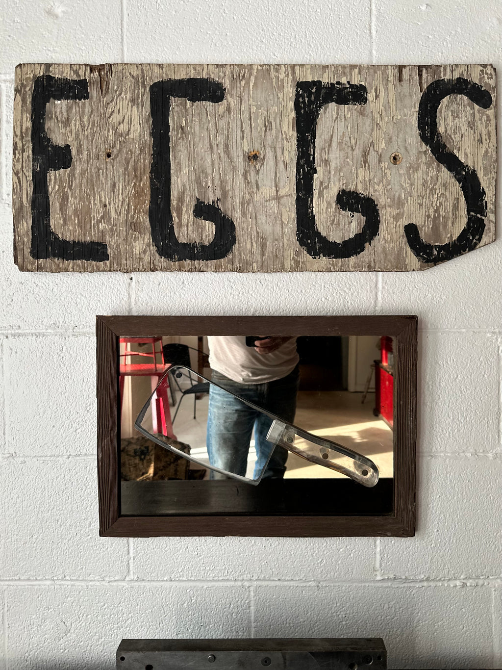 Hand Painted Eggs Sign