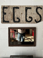 Hand Painted Eggs Sign