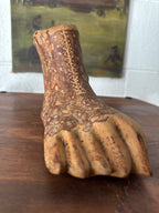 Carved Rhododendron Foot
