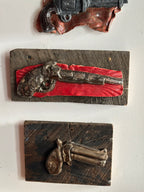 Black on Red Ceramic Pistol