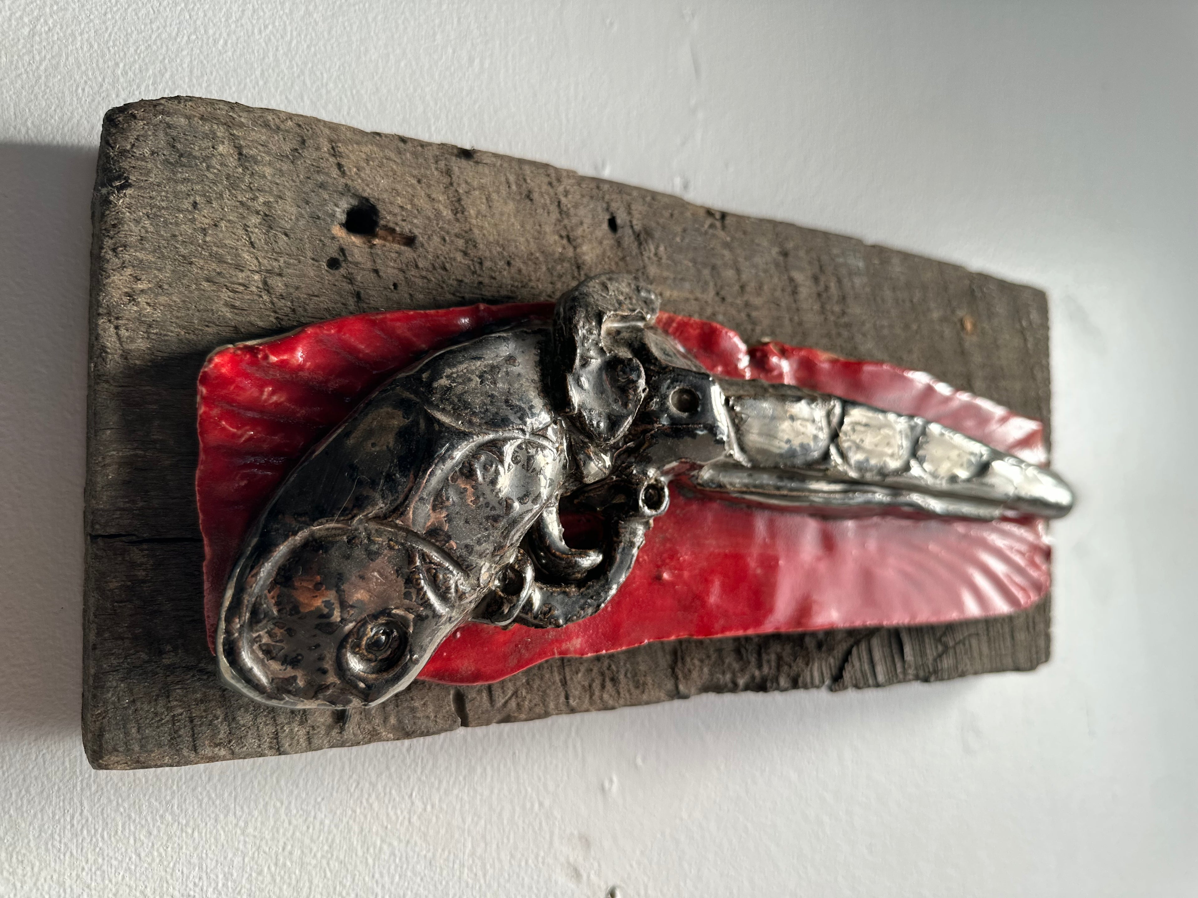 Black on Red Ceramic Pistol