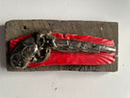 Black on Red Ceramic Pistol