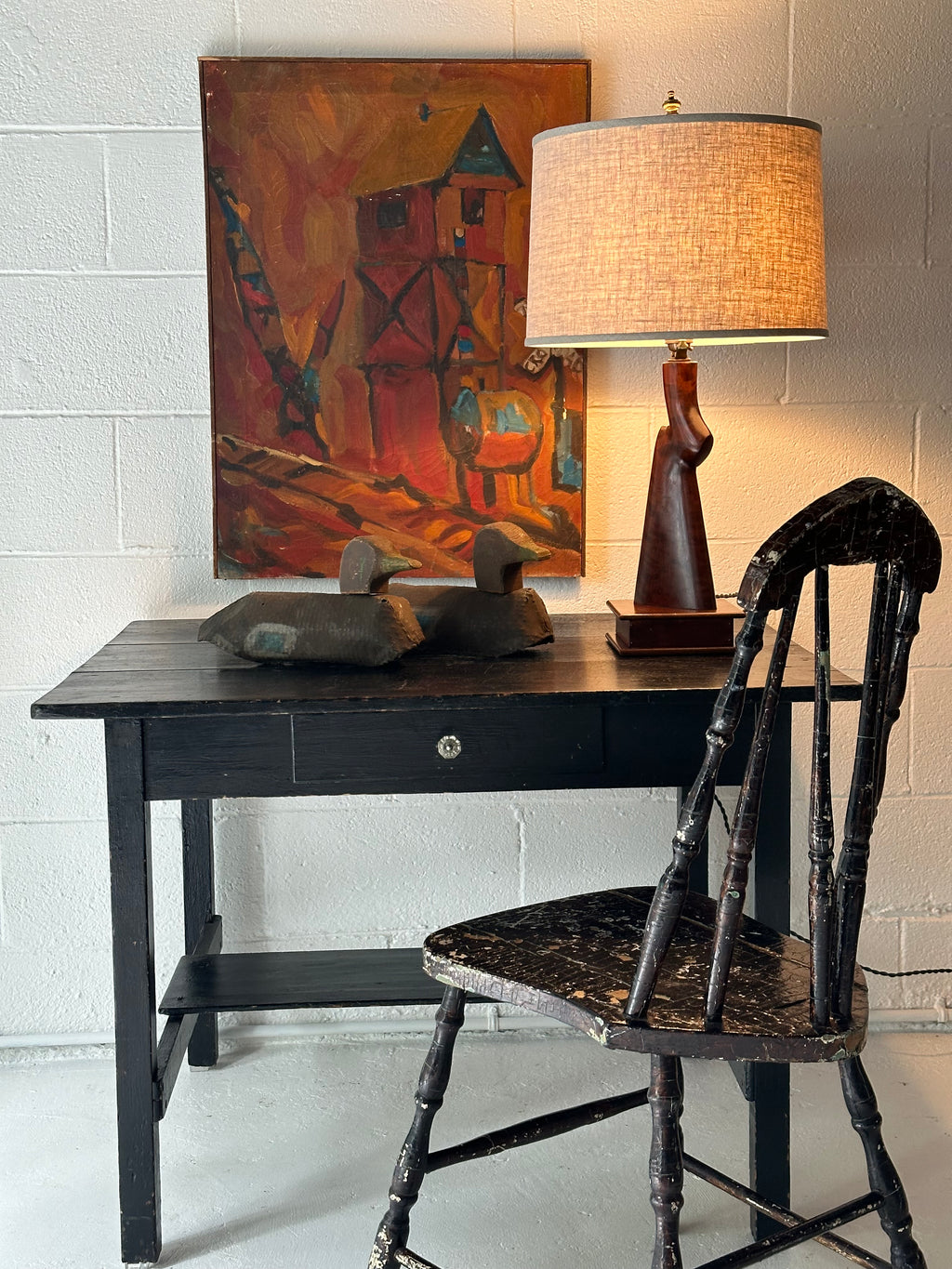 Rifle Butt Table Lamp