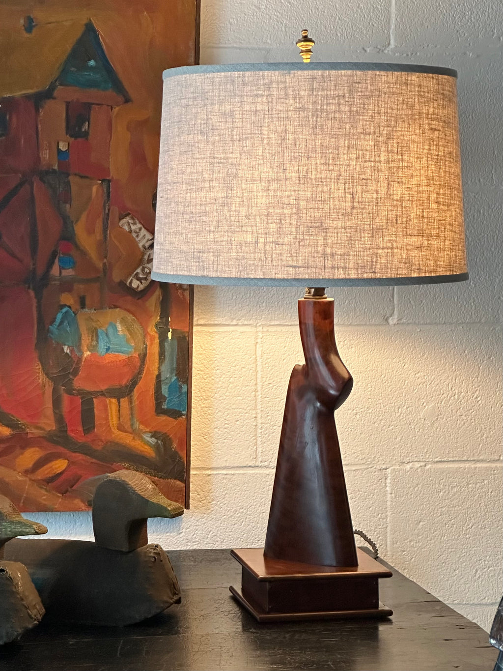 Rifle Butt Table Lamp