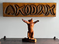 Carved Kodiak Sign