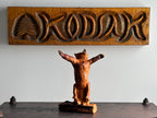 Carved Kodiak Sign