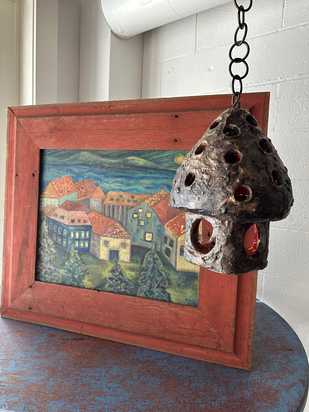 Hanging Candle Mushroom Fixture ￼