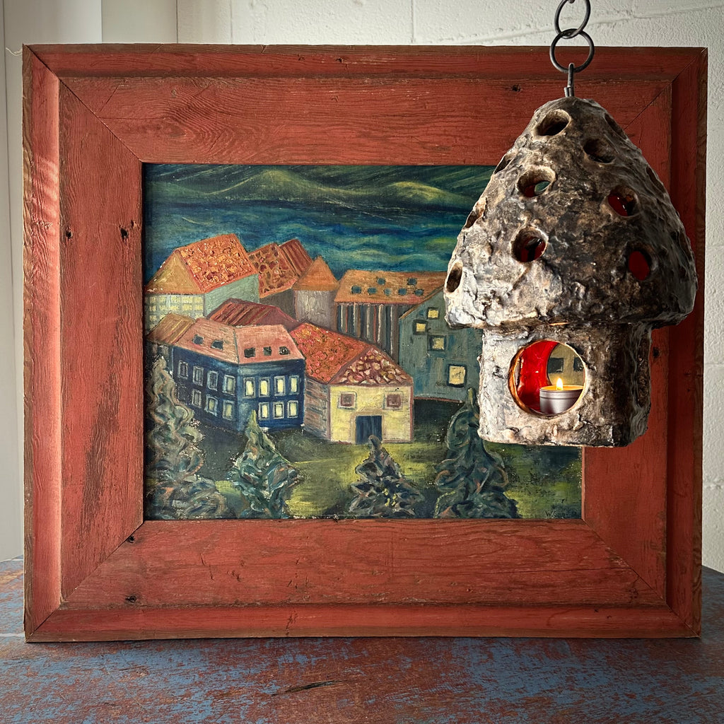 Hanging Candle Mushroom Fixture ￼