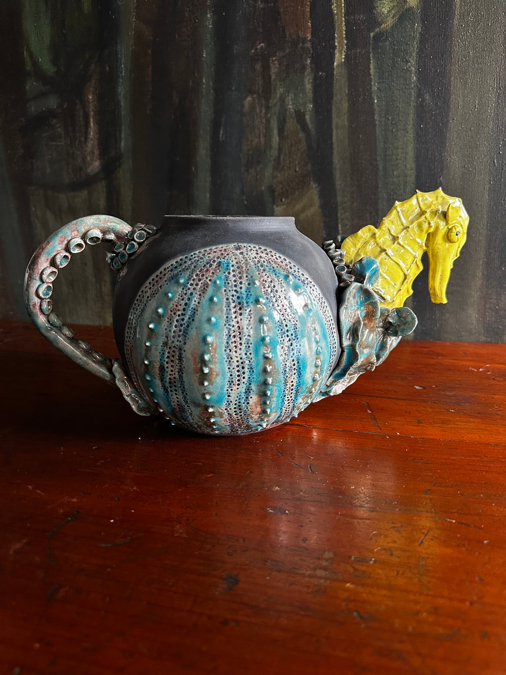 Sea Critter Ceramic Vessel