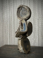 Slab Ceramic Mother and Child Sculpture