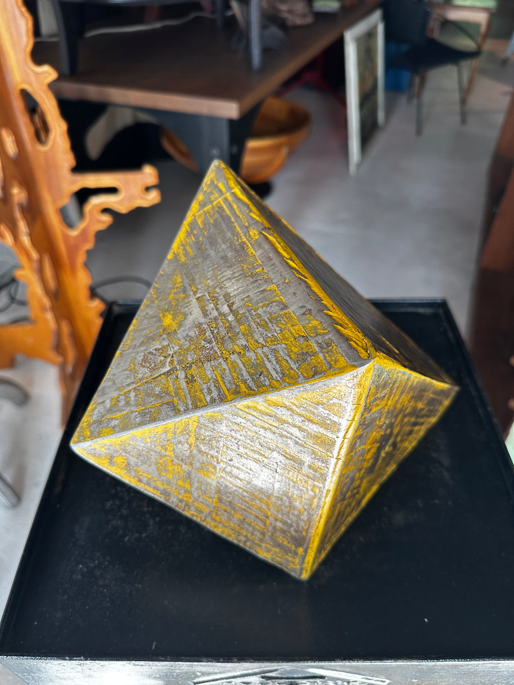 Aluminum Geometric Sculpture