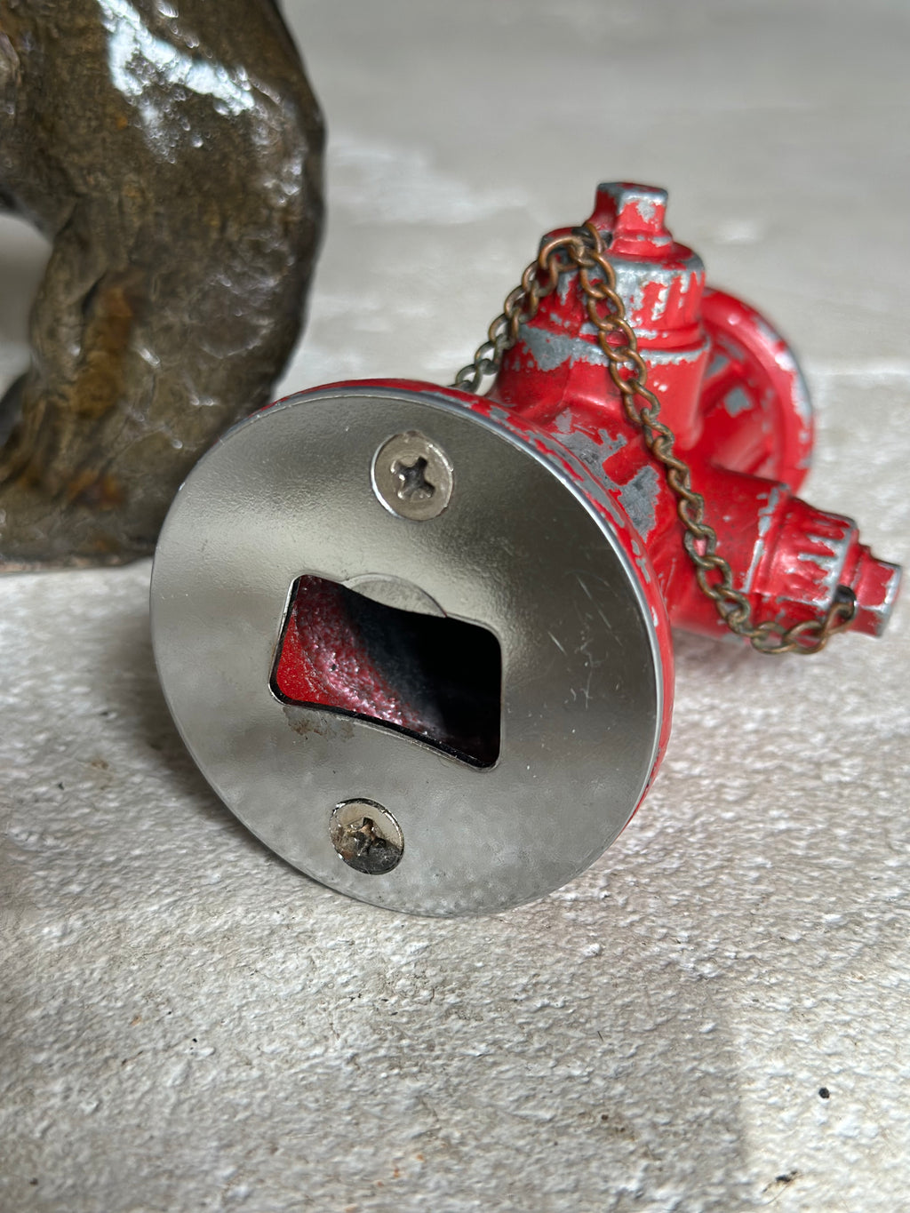 Vintage Cast Aluminum Fire Hydrant Bottle Opener