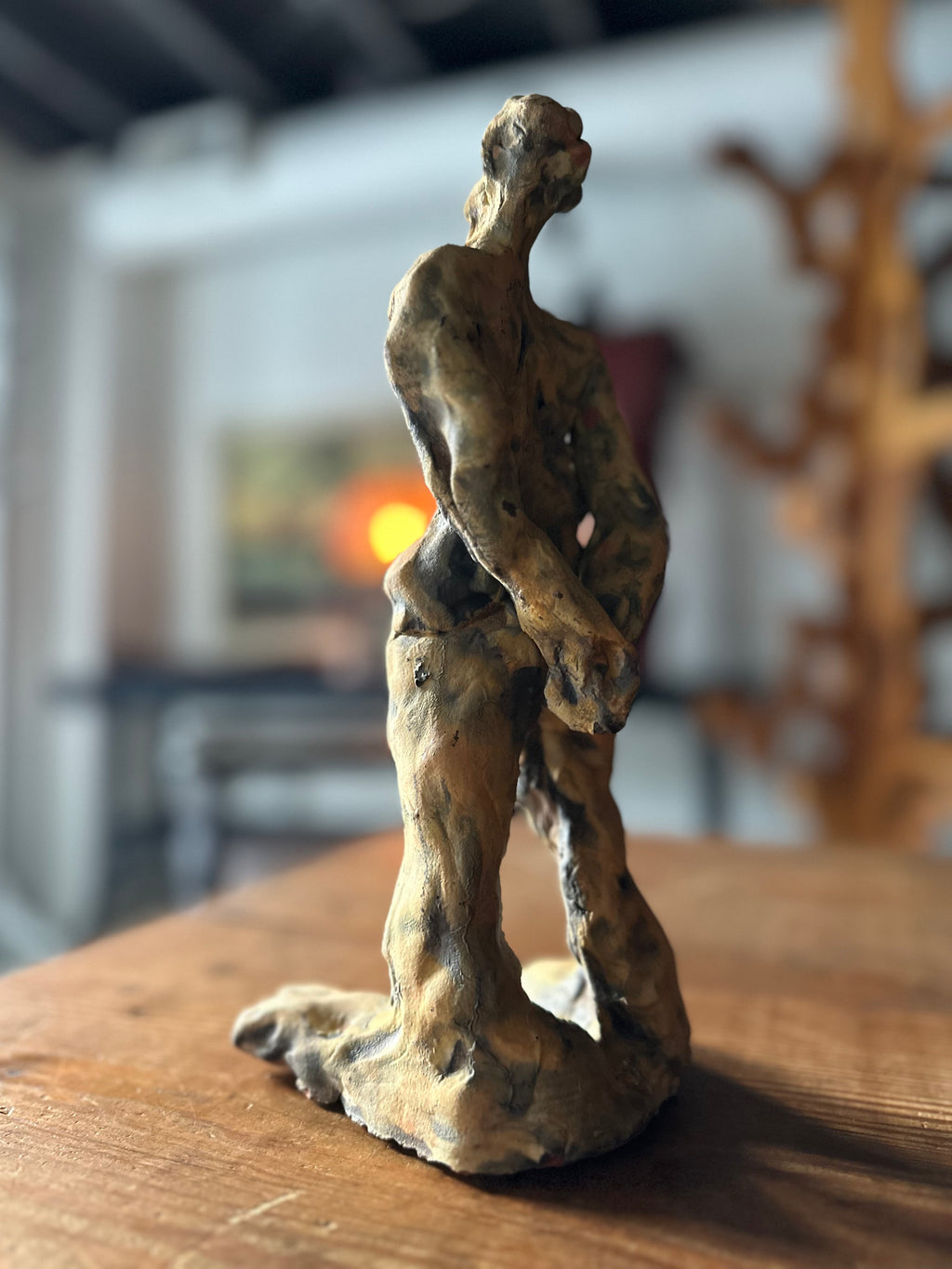 Sculpted Clay Figure