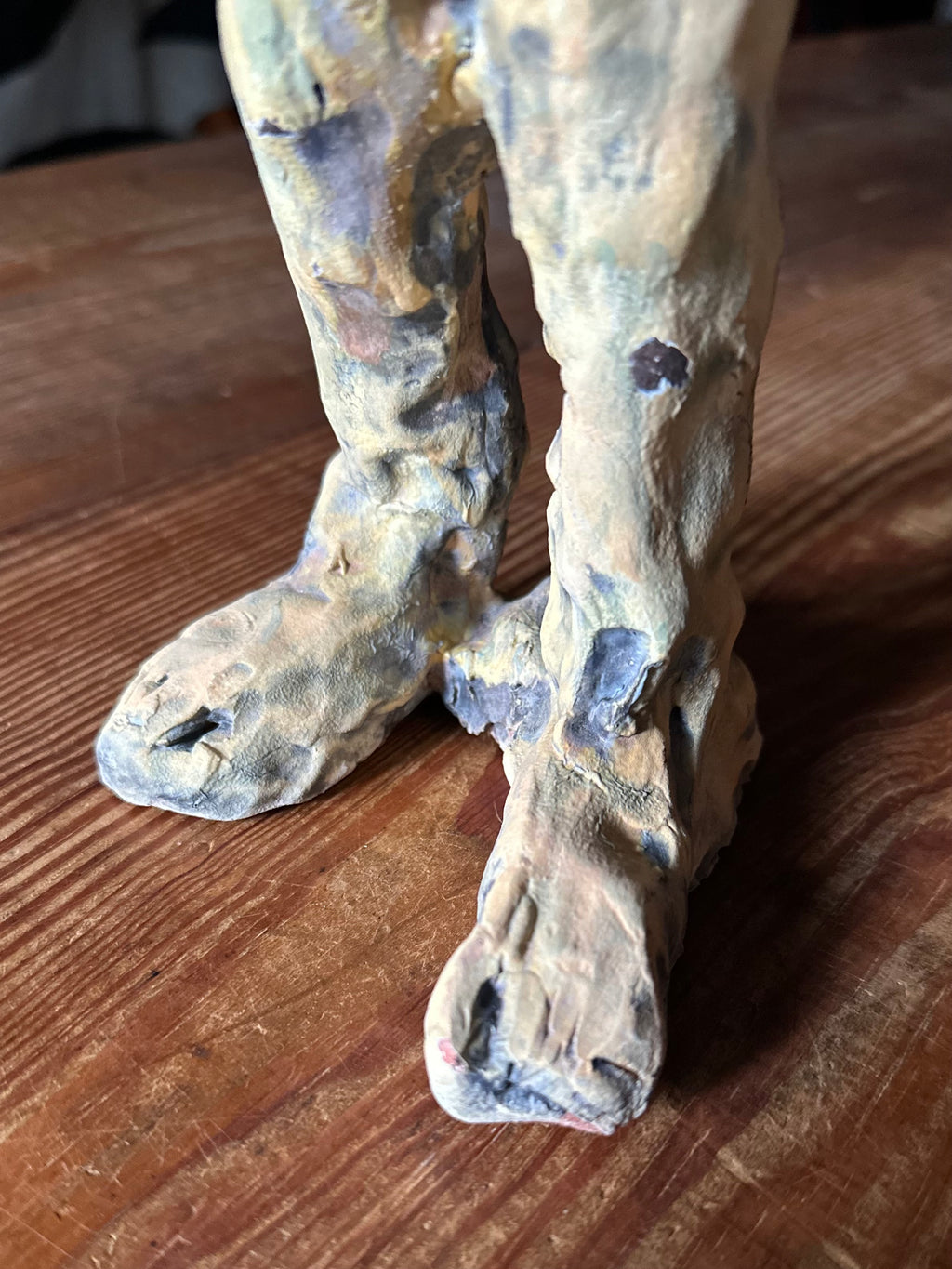 Sculpted Clay Figure