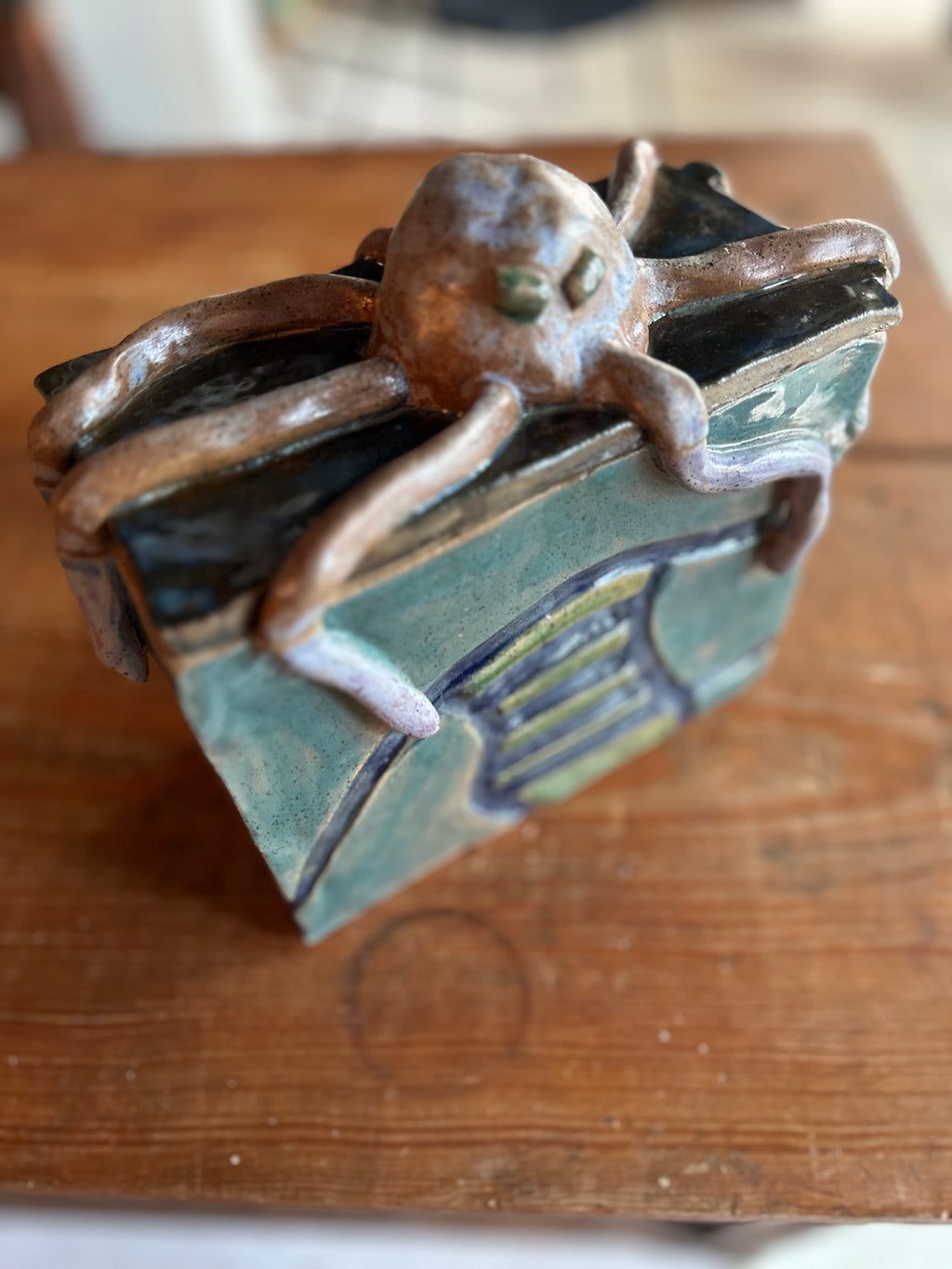 Ceramic Octopus Vessel