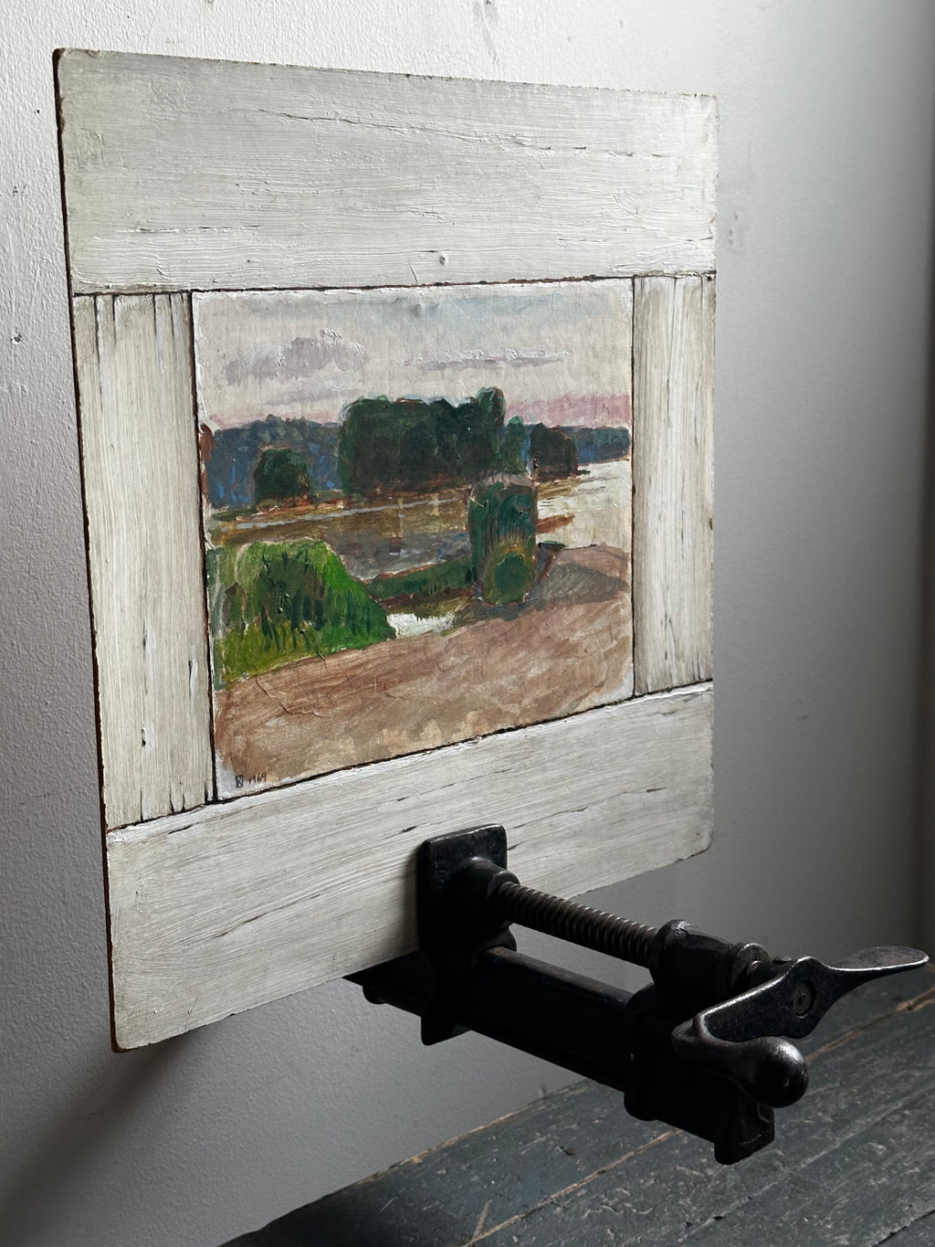 Landscape Painting on Masonite