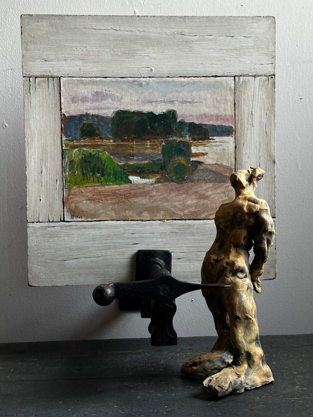 Landscape Painting on Masonite