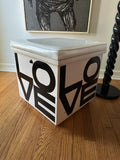 Vintage Love Storage Cube/Seat