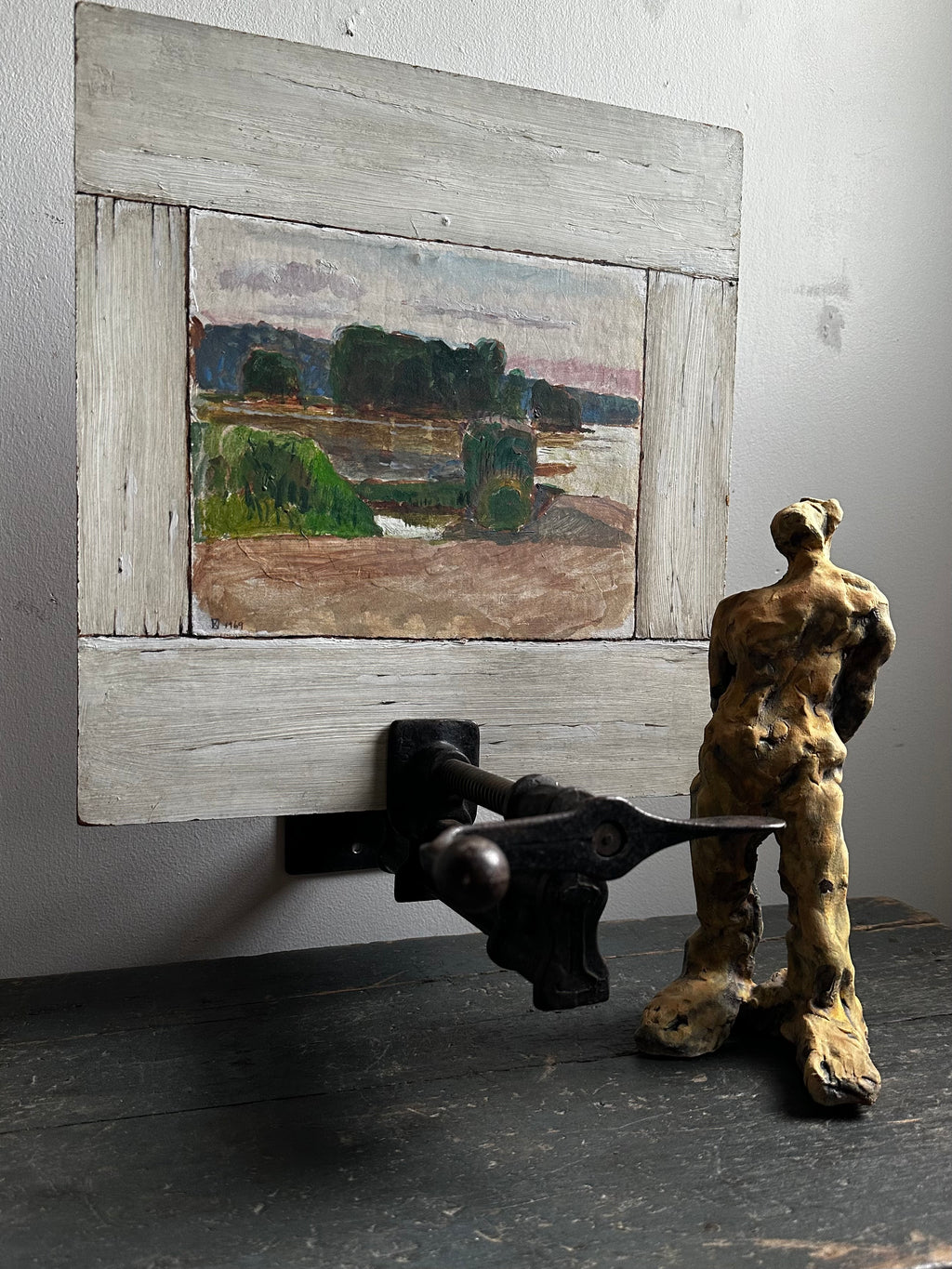 Landscape Painting on Masonite