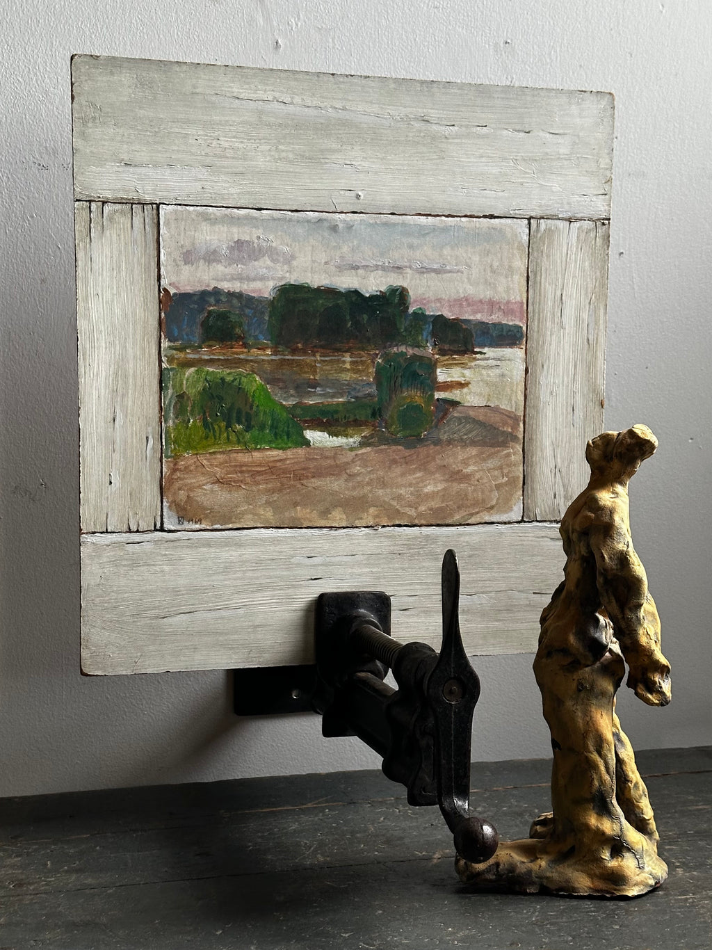 Landscape Painting on Masonite