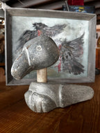 Stone and Antler Inuit Eagle