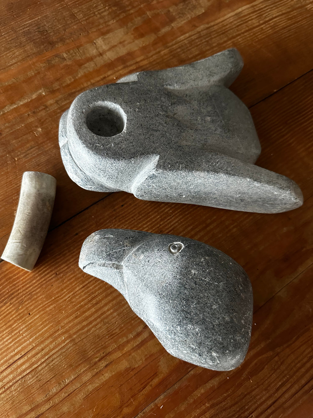 Stone and Antler Inuit Eagle
