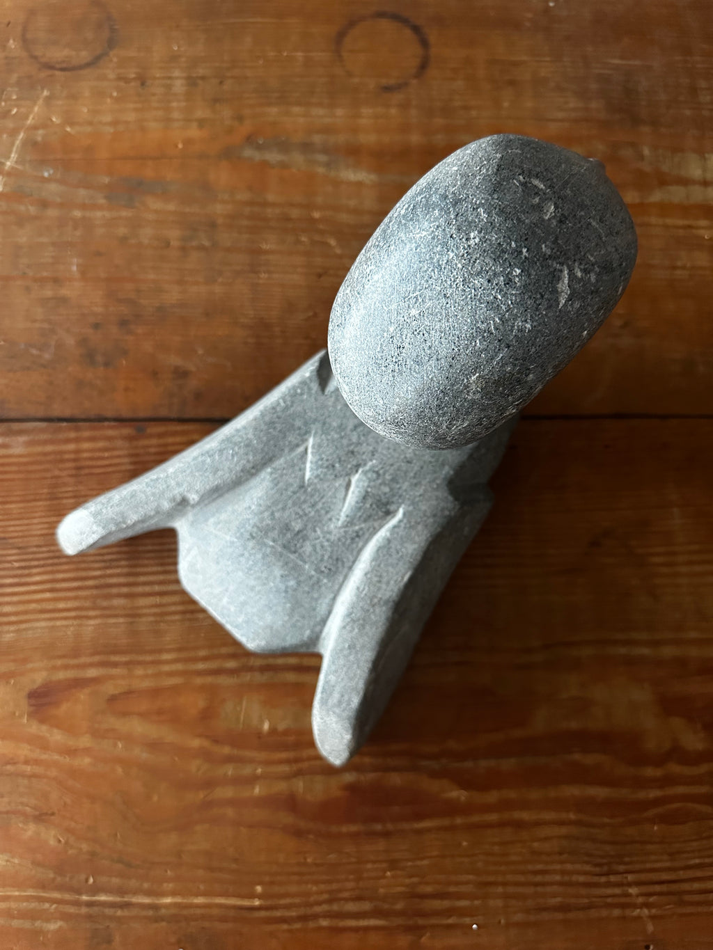 Stone and Antler Inuit Eagle