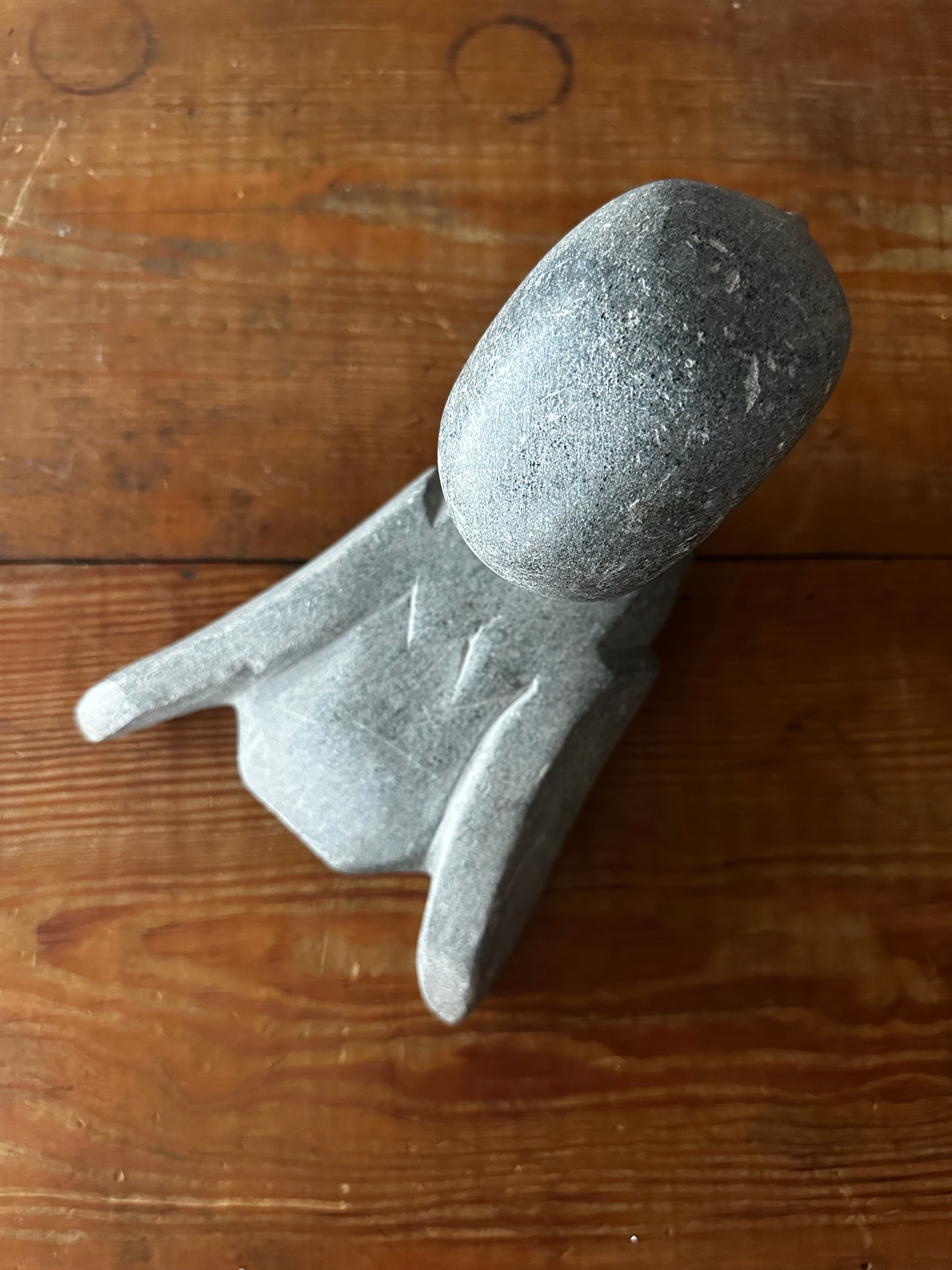 Stone and Antler Inuit Eagle