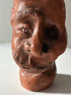 Scarred Head Sculpture