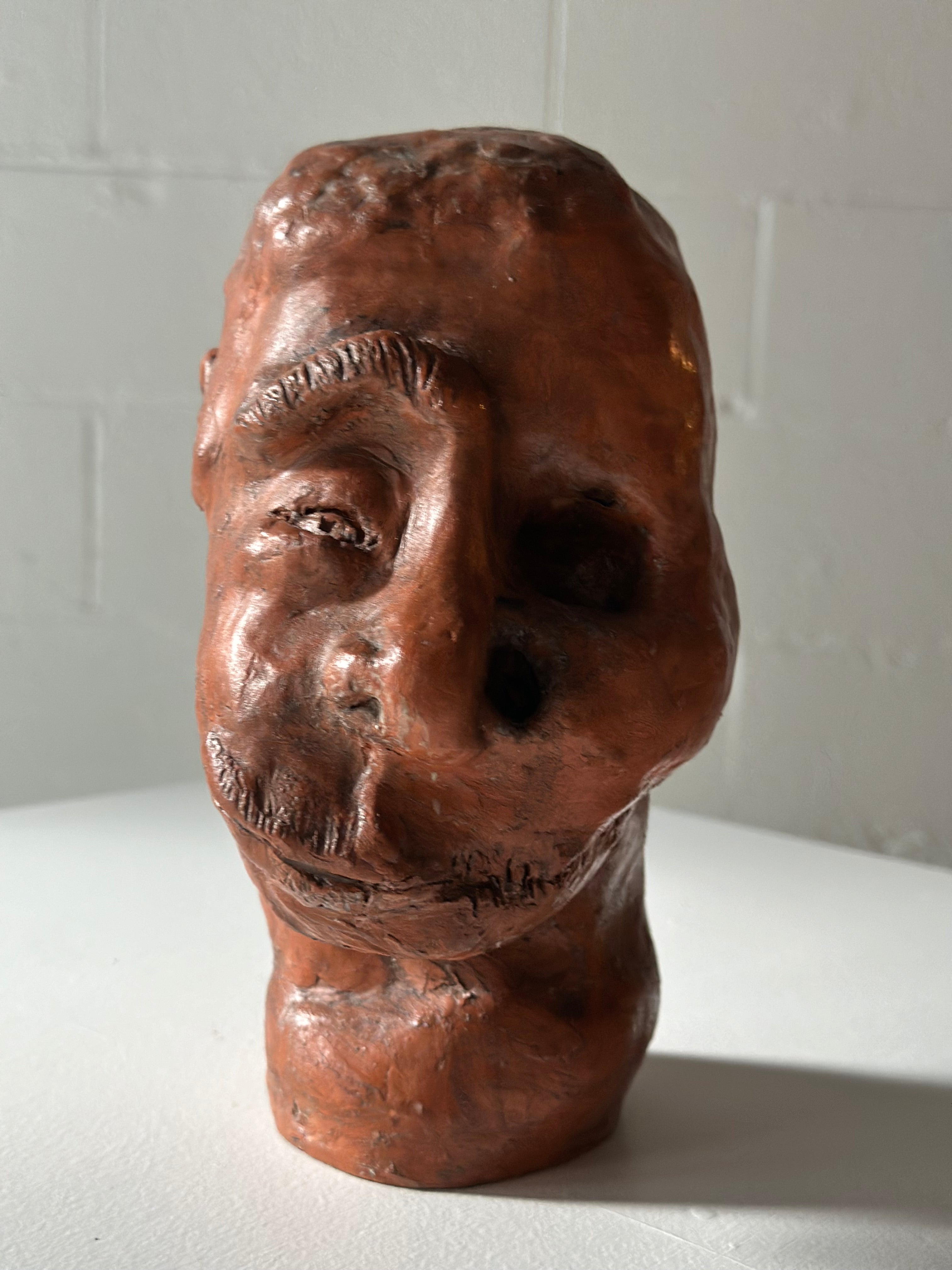 Scarred Head Sculpture
