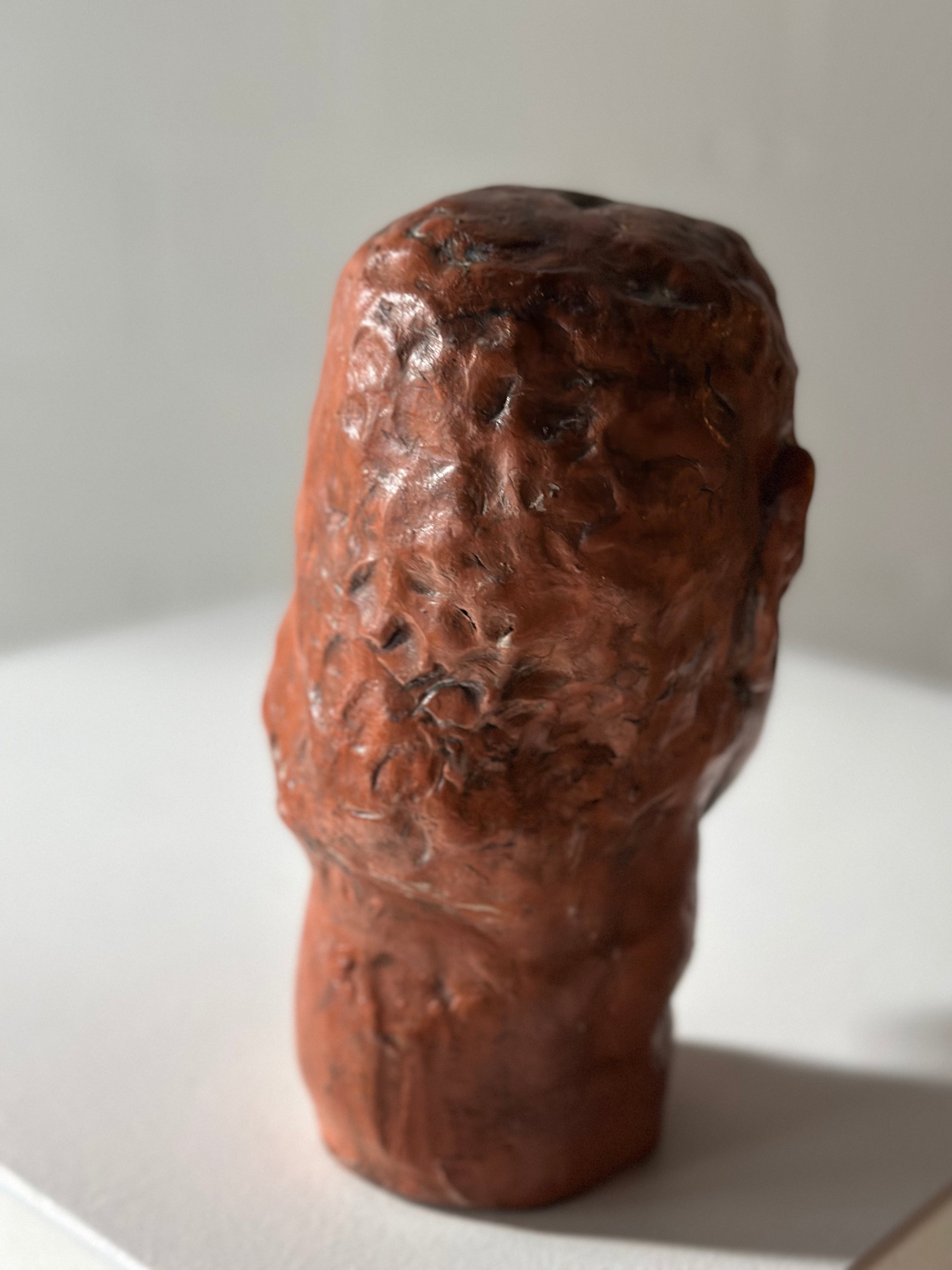 Scarred Head Sculpture