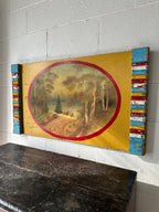 Early 20th Century decorative amusement part wooden panel