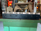 Early 20th century wooden weekly task board