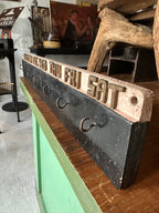 Early 20th century wooden weekly task board