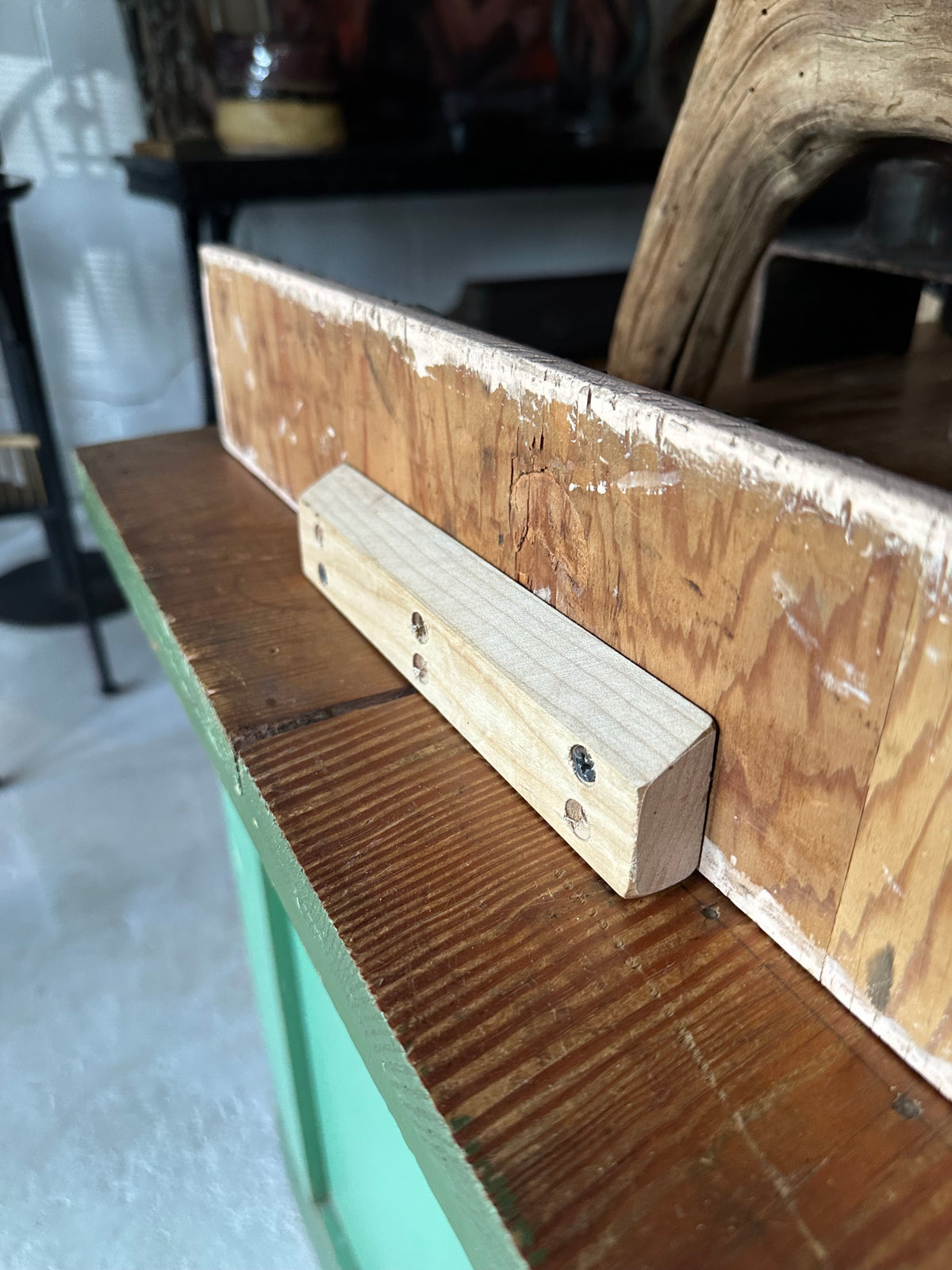 Early 20th century wooden weekly task board