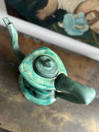 Green Ceramic Teapot
